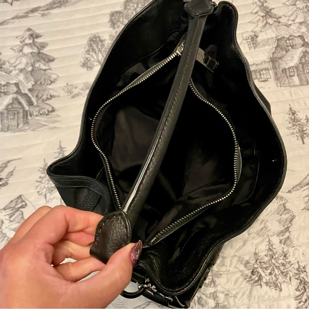 Burberry Black Leather Tote Bag - Picture 9 of 14